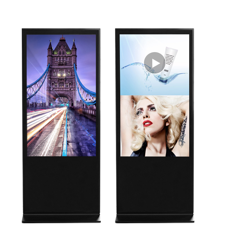 전시 내각을 위한 도매 거는 LCD 디스플레이 광고 기계